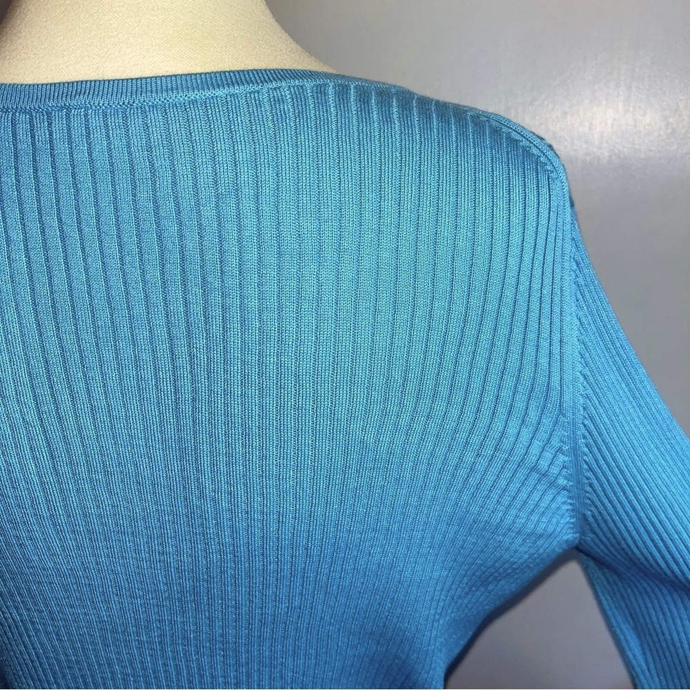 Uniqlo UV Protection Crew Neck Ribbed Cropped Cardigan - Picture 9 of 13